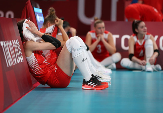 A Milli Kadın Voleybol Takımı çeyrek finalde Güney Kore'ye 3-2 yenilerek elendi - Resim: 3