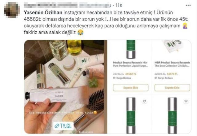 Yasemin Özilhan 45 bin liralık kreme link verdi lüks hayatı ortalığı birbirine kattı - Resim: 4