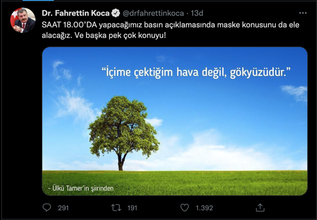 Maske yasağı bugün bitiyor! Sağlık Bakanı Fahrettin Koca şifreleri verdi - Resim: 0
