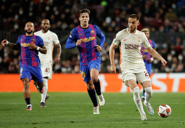 UEFA Avrupa Ligi'nde Galatasaray konuk olduğu İspanyol devi Barcelona'yla golsüz berabere kaldı - Resim: 0