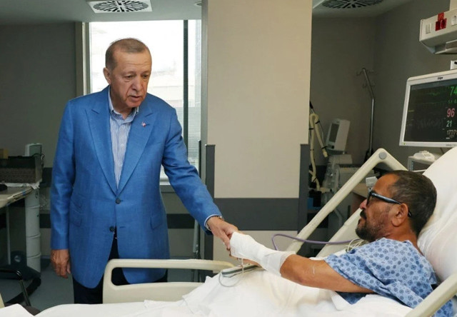 Erdoğan’dan Sabancı çiftine hastanede ziyaret - Resim: 1