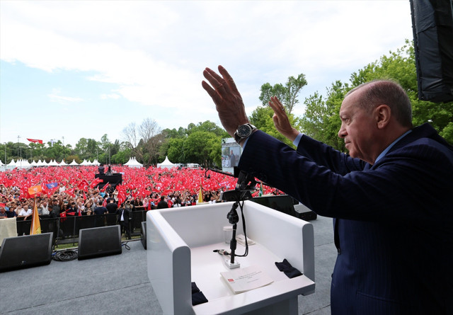 Cumhurbaşkanı Erdoğan: Muhalefetin en çok sevdiği yeşil, Benjamin Franklin yeşili - Resim: 0