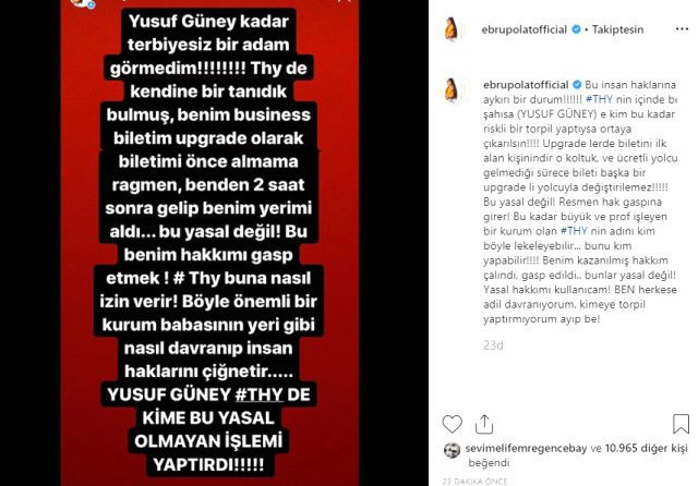 Yusuf Güney kaç yaşında Ebru Polat fena saydırdı uçak olayı bomba! - Resim: 0