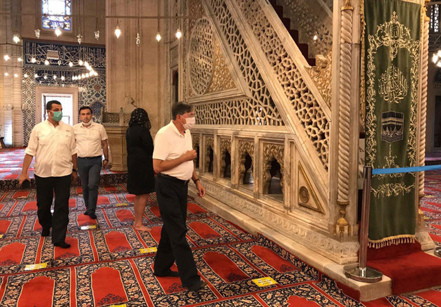 ABD'nin Ankara Büyükelçisi Satterfield Selimiye'yi gezdi 'muhteşem' dedi - Resim: 0