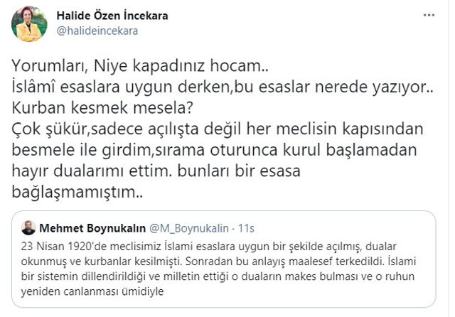 Eski Ayasofya Baş imamı Mehmet Boynukalın'ın olay 23 Nisan mesajı! AK Partili vekil tepki gösterdi - Resim: 0