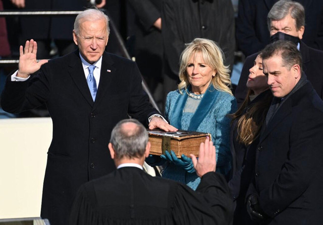 Biden'ın yemin törenindeki ilginç İncil detayı! - Resim: 0