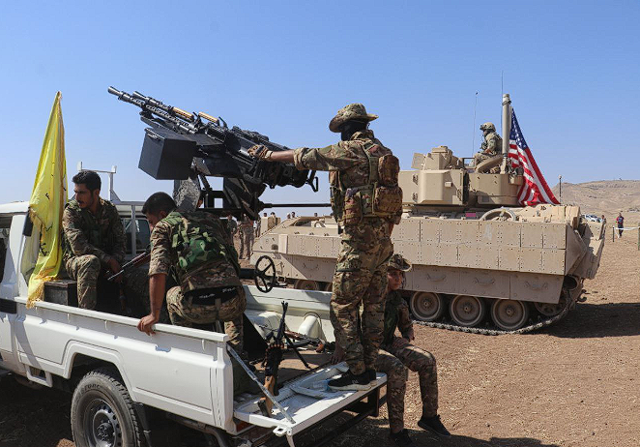 Türkiye sınırının dibinde skandal hamle! Terör örgütü ve ABD yan yana - Resim: 1