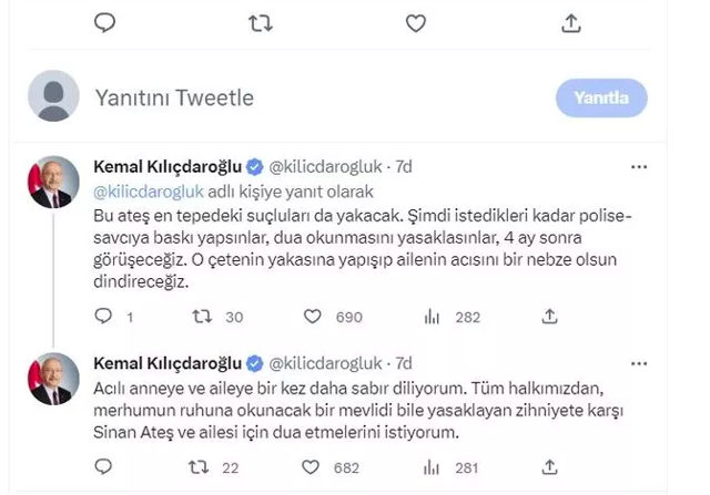 Kılıçdaroğlu'ndan peş peşe Sinan Ateş paylaşımları! 4 ay sonra görüşeceğiz - Resim: 0