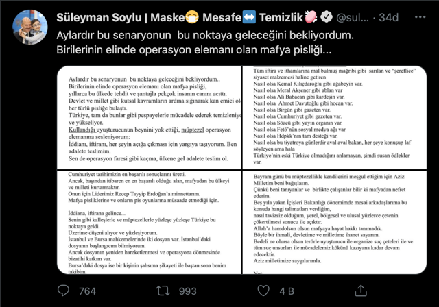 Süleyman Soylu 'meydan okudu! Sedat Peker ve Mehmet Ağar için neler söyledi - Resim: 0