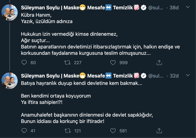 Süleyman Soylu'dan CHP lideri Kılıçdaroğlu'nun 'dinleniyorum' iddiasıyla ilgili olay cevap! - Resim: 0