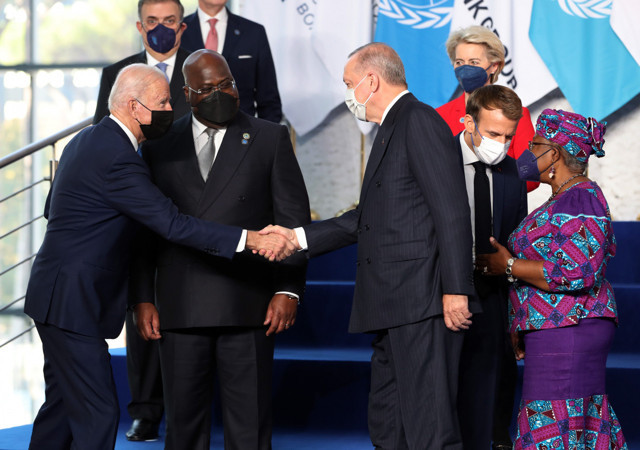 Cumhurbaşkanı Erdoğan G20 zirvesinde! Toplantı başladı Biden ile ilk temas! - Resim: 0