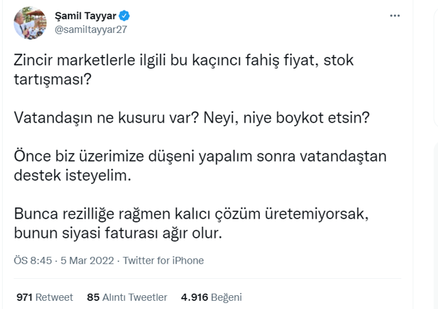 Şamil Tayyar'dan AK Parti'ye sert uyarı! Bunca rezilliğe rağmen kalıcı çözüm üretemiyorsak... - Resim: 0