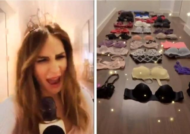 Aynur Aydın iç çamaşırıyla pozlar verdi sütyenle klip çekimi de olay olmuştu - Resim: 4