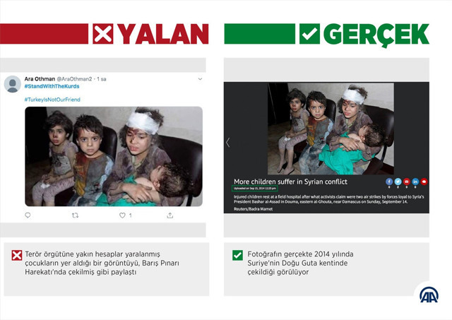 Barış Pınarı Harekatı yalanlarında bugün! AA fotoğraflarıyla karalamaya çalıştılar - Resim: 1