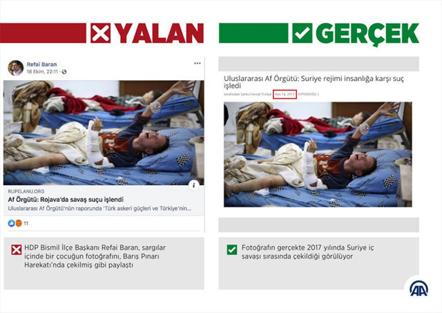 HDP Bismil İlçe Başkanı'ndan harekatla ilgili kara propaganda - Resim: 1
