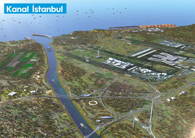 Ulaştırma Bakanı Adil Karaismailoğlu Kanal İstanbul'un bire bir ölçeğinde resmini ilk kez paylaştı - Resim: 0