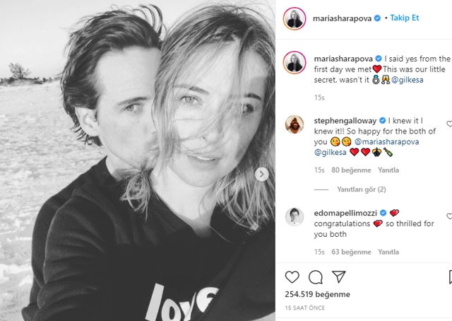 Maria Sharapova evlilik kararını resmen açıkladı - Resim: 0