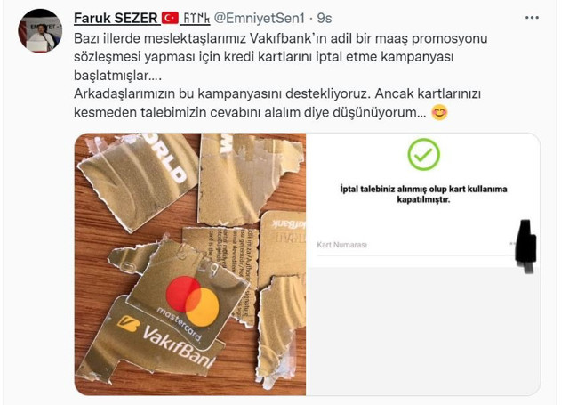 Polisler 50 bin TL promosyon istedi kredi kartlarını kesiyor! Emniyet Genel Müdürlüğü'nden açıklama - Resim: 0