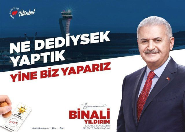 AK Parti İBB Adayı Binali Yıldırım'ın seçim sloganı belli oldu! - Resim: 1