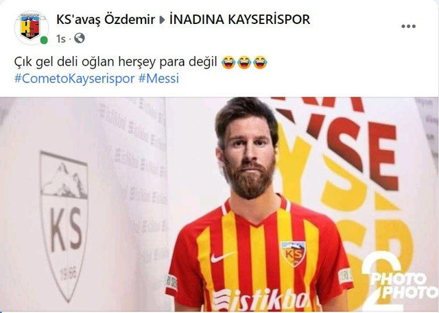 Bursaspor'un Lionel Messi paylaşımı ilgi gördü: Seni bekliyoruz... - Resim: 0