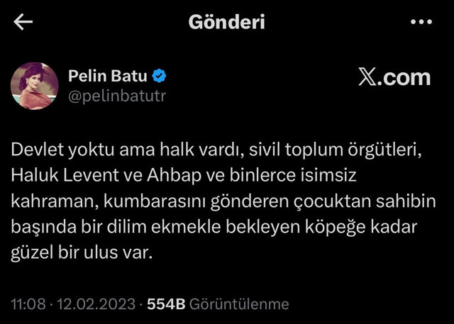 Pelin Batu Haluk Levent için attığı deprem twitini sildi özür diledi bakın vaktiyle ne yazmış - Resim: 0