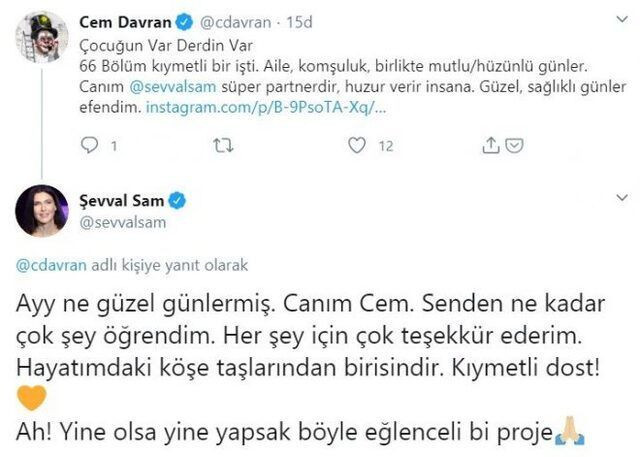 Şevval Sam ve Cem Davran eski günleri yad ettiler! Övgüler yağdırdılar - Resim: 2