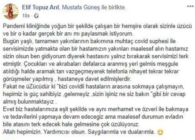 Kocaeli'de isyan ettiren olay! Koronavirüs tedavisi gören yaşlı hastayı terk ettiler - Resim: 0