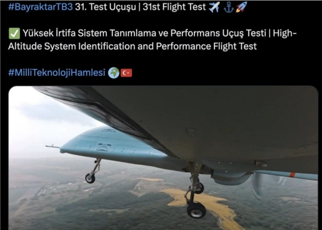 Selçuk Bayraktar paylaştı! TB3'ten bir büyük başarı daha - Resim: 0