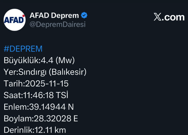 Balıkesir Sındırgı'da korkutan deprem! Yine beşik gibi sallandı - Resim: 0