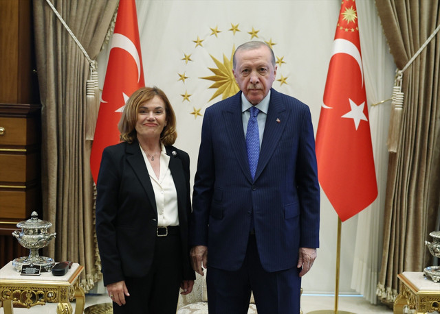 Cumhurbaşkanı Erdoğan, Fener Rum Patriği Bartholomeos'u kabul etti - Resim: 1