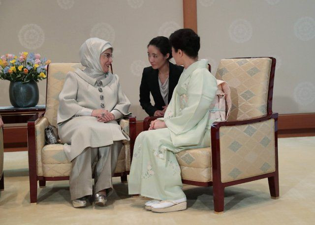 Erdoğan eşi ile birlikte Japonyada! Naruhito ve İmparatoriçe ile samimi sohbet - Resim: 2