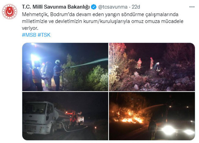 MSB'den yangınlarla ilgili flaş açıklama - Resim: 0