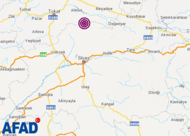Son depremler Sivas 4,2 büyüklüğünde depremle sarsıldı - Resim: 0