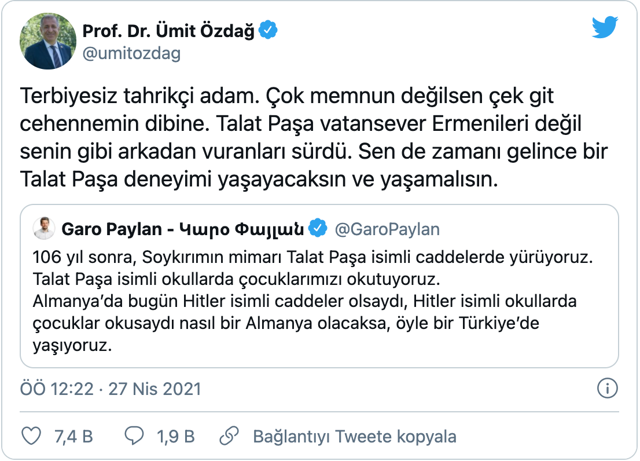 Ümit Özdağ'dan HDP'li Garo Paylan'a: Terbiyesiz tahrikçi adam çek git cehennemin dibine - Resim: 1