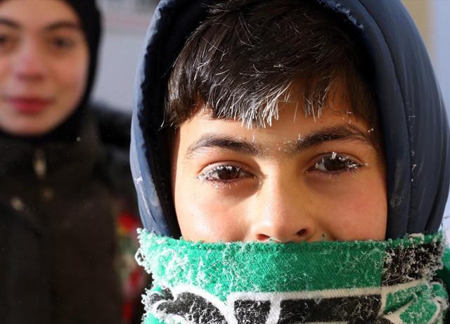 Ardahan Göle'de hava sıcaklığı ilkbaharın ilk gününde eksi 32'ye düştü - Resim: 2