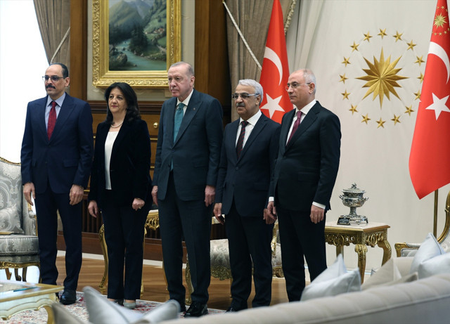 Cumhurbaşkanı Erdoğan, DEM Parti heyetini kabul etti - Resim: 1