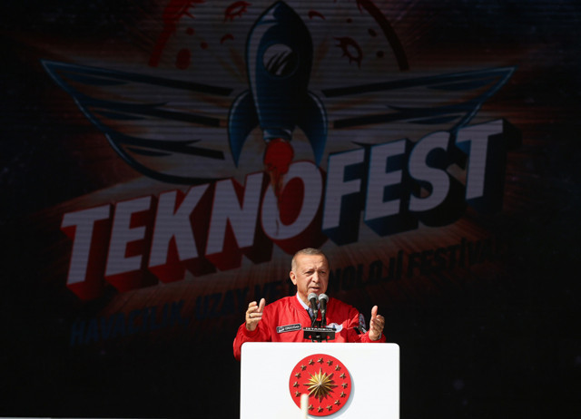 Cumhurbaşkanı Erdoğan TEKNOFEST'te! Artık başka ülkelerde de yapılacak - Resim: 0