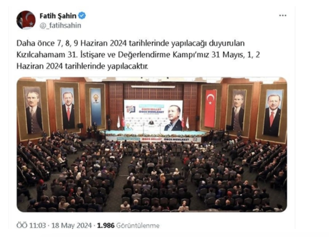 AK Parti Kızılcahamam Kampı'na hazırlanıyor! - Resim: 0