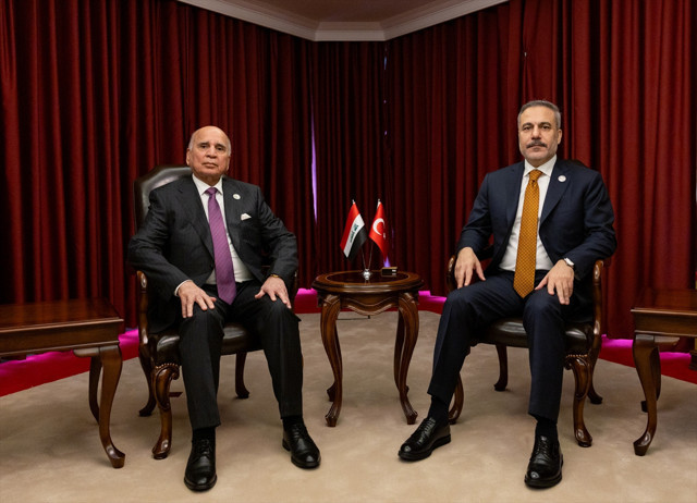 Dışişleri Bakanı Fidan, Irak Başbakan Yardımcısı ve Dışişleri Bakanı Hüseyin ile görüştü - Resim: 1