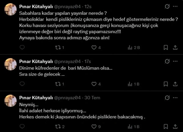 Rasim Ozan Kütahyalı’nın eşinden dikkat çeken paylaşım: "Sıra size de gelecek" - Resim: 0