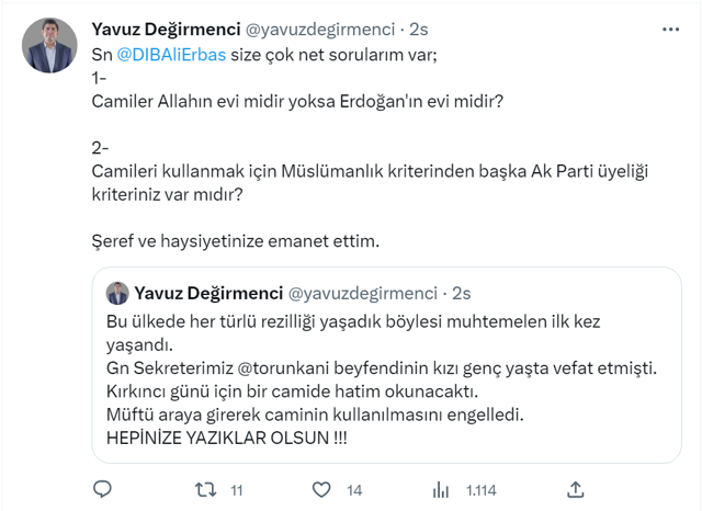 Gelecek Partisi isyan etti! Camileri kullanmak için AK Parti üyeliği şartı mı var? - Resim: 0