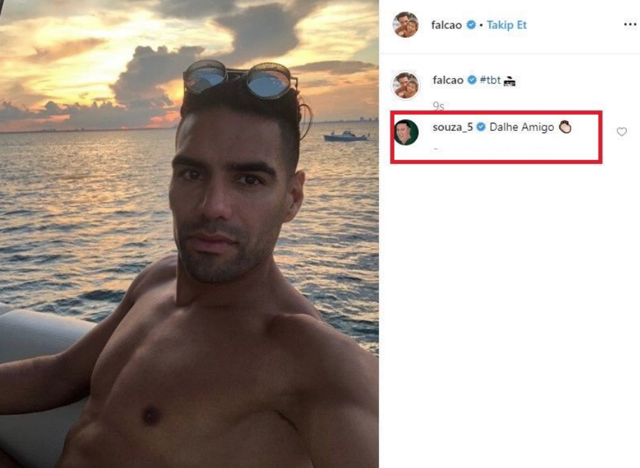 Falcao'nun paylaşımına eski Fenerbahçeliden olay yorum - Resim: 1