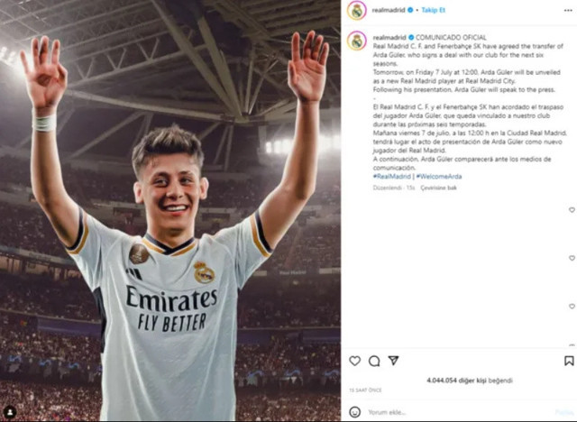 Arda Güler resmen Real Madrid'de! 6 yıllık imzayı attı, forma numarası belli oldu! Annesi gözyaşlarını tutamadı... - Resim: 4