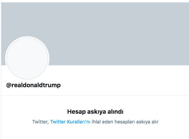 Twitter ABD Başkanı Donald Trump'ın hesabını kalıcı olarak askıya aldı - Resim: 0