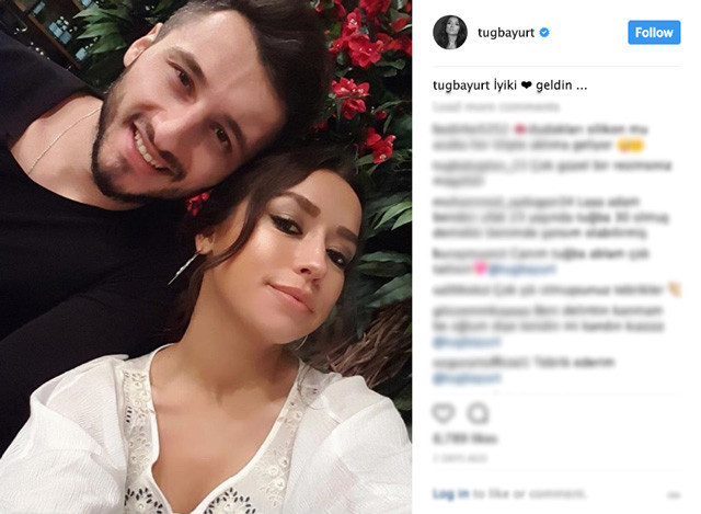 Tuğba Yurt kuralı bozdu 7 yaş küçük sevgilisiyle ilk kez fotoğraf paylaştı - Resim: 1