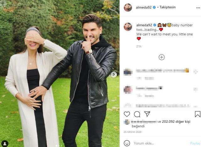 Tolgahan Sayışman'ın eşi Almeda Abazi karnı burnunda pozunu verdi beğeni yağdı - Resim: 4