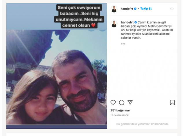 Hande Fırat eski eşi kimdir Metin Devrimci neden öldü hastalığı neydi? - Resim: 0