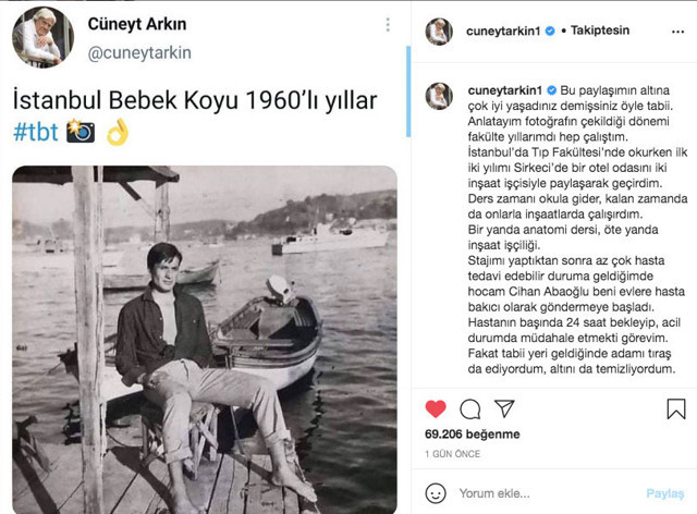 Cüneyt Arkın'dan 'Çok iyi yaşadınız' yorumuna sarsıcı yanıt: Altını da temizliyordum - Resim: 0