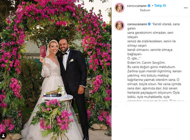 Ünlü sunucu Cansu Canan Özgen evlendi - Resim: 0
