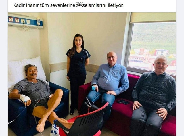 Beyin kanaması geçiren Kadir İnanır’dan ilk fotoğraf - Resim: 0